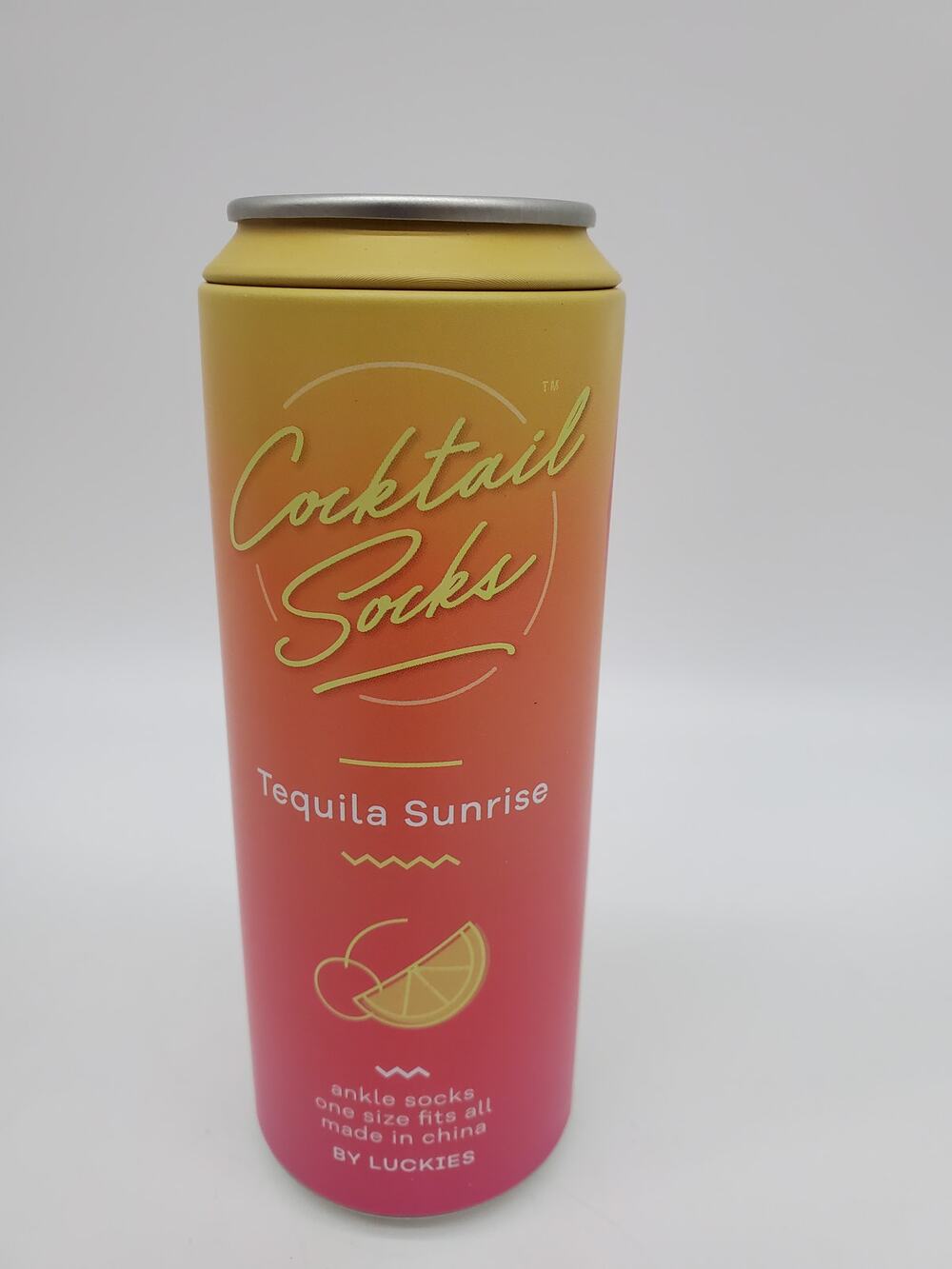 Cocktail Socks - Tequila Sunrise - One Size Ankle
